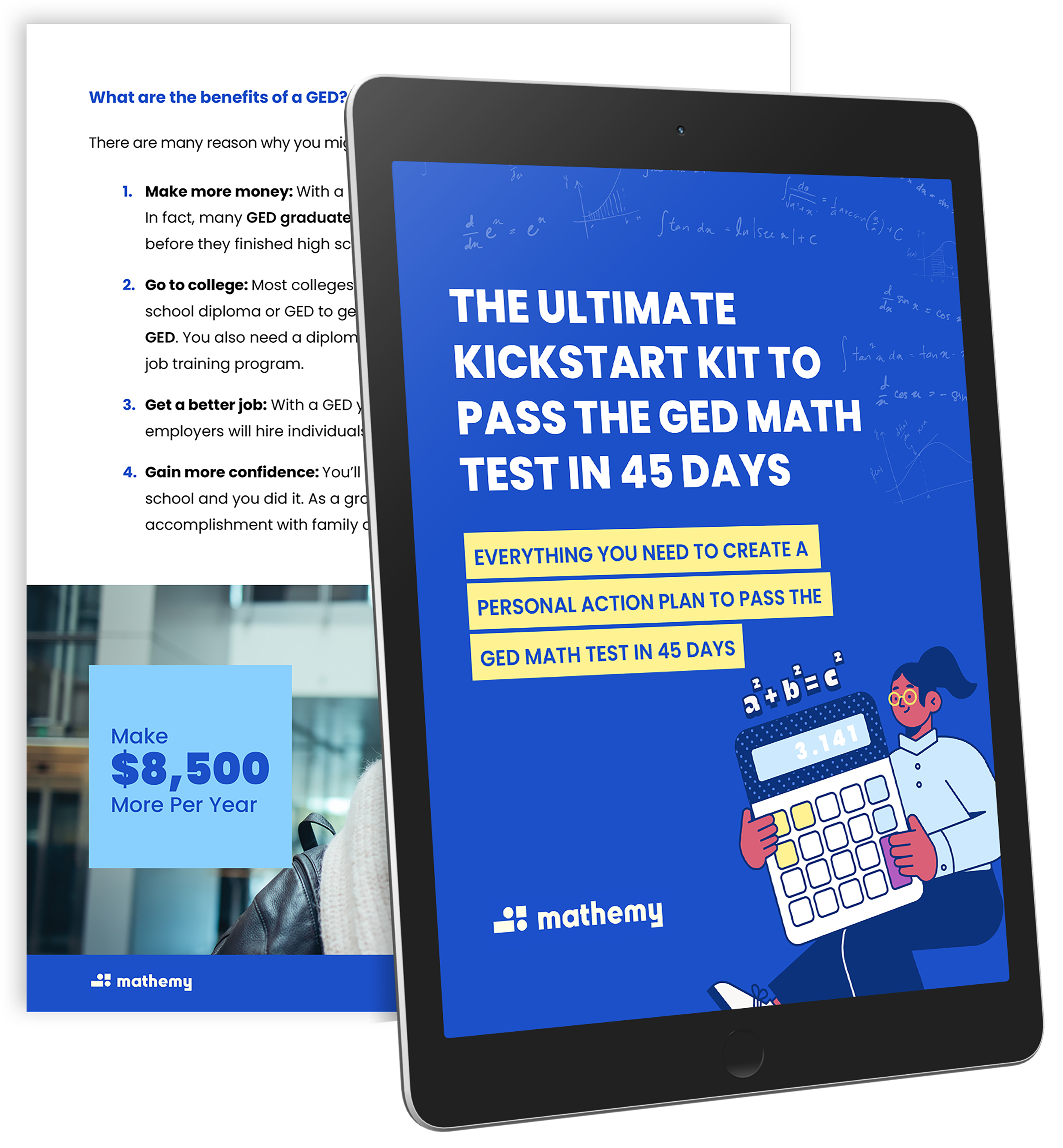 The Ultimate GED math test prep kickstart kit